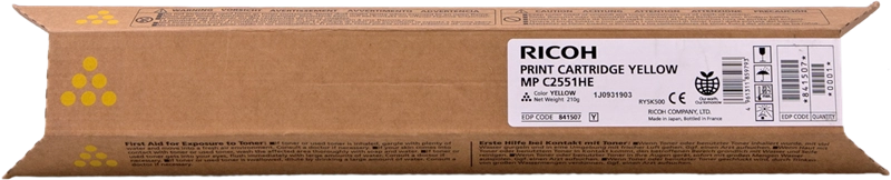 RICOH Cartouche Laser Jaune MPC2551 842062/842466 – Image 3