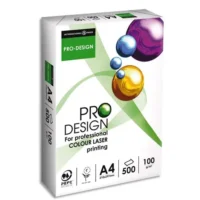 INAPA Ramette 250 feuilles papier extra Blanc satiné PRO DESIGN A3 160G CIE 168