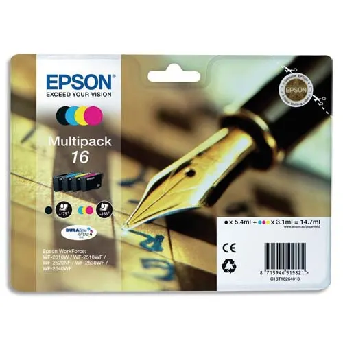 EPSON Multipack Jet d'Encre (T1626) C13T16264010