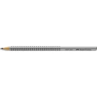 FABER CASTELL Crayon graphite GRIP 2001 2H, corps triangulaire et ergonomique, mine collée