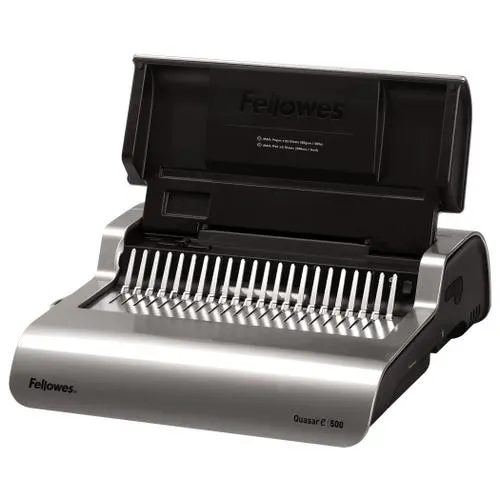 FELLOWES Perforelieur électrique Quasar-E perfore 20 feuilles, relie 500 feuilles 5620901