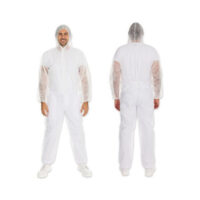 HYGONORM Combinaison PP LIGHT avec capuche, blanc, XL