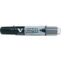PILOT Marqueur effaçable à sec rechargeable VBOARD MASTER. Pointe biseautée moyenne. Encre liquide noir