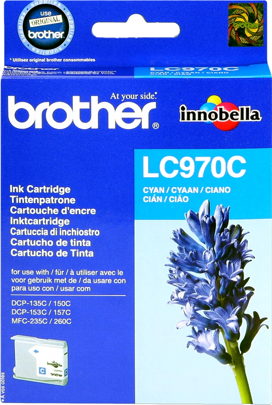 BROTHER Cartouche Jet d'encre Cyan LC970C