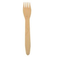 Carton 500 Fourchettes, bois "pure" 16,5 cm Carton de 500