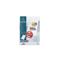 EXACOMPTA Pochette perforée, pack promo 80+20 GRATUITS, A4,