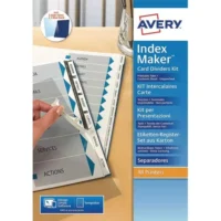 AVERY Kit de présentation ''Indexmaker'' 6 touches 05002061