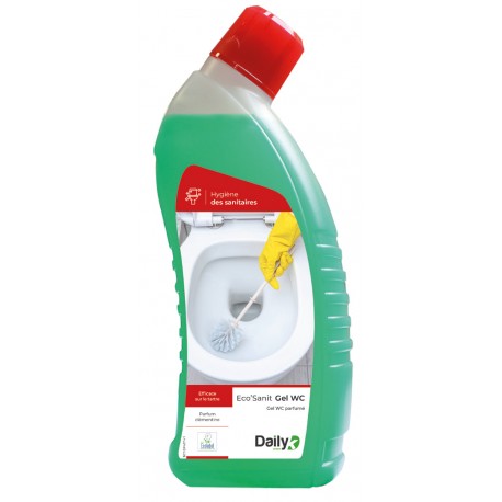 Gel WC nettoyant parfumé écolabel ECO'SANIT DAILYK GREEN- 750ml
