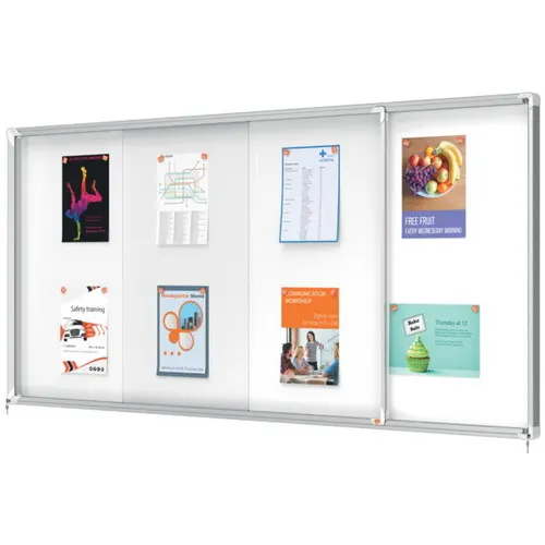 NOBO Vitrine d'affichage Premium Plus, magnétique, intérieur, surface d'affichage 27 x A4, 1902572 – Image 5
