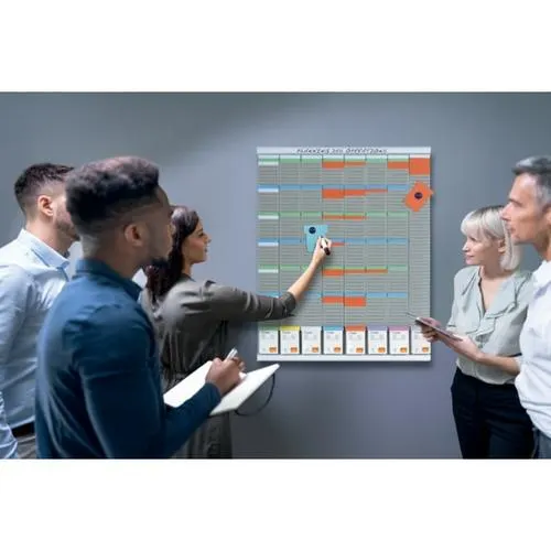 NOBO Bandes pour planning à fiches T - 54 fentes - Indice 4 – Image 3