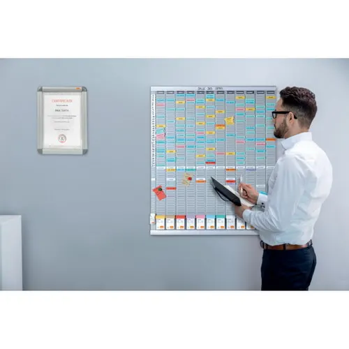 NOBO Bandes pour planning à fiches T - 54 fentes - Indice 4 – Image 5