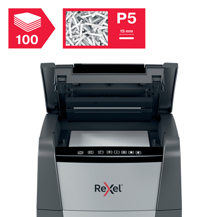 Destructeur Rexel Optimum Auto+ 100M Coupe micro – Image 15