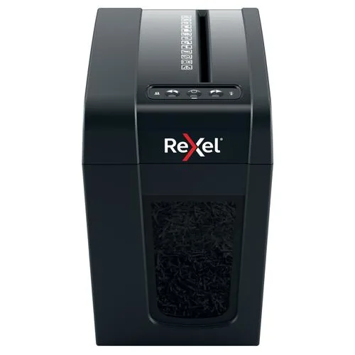 REXEL Destructeur Secure X6-SL détruit 6 feuilles, coupe croisée, sécurité P-4, corbeille 10L 2020125EU