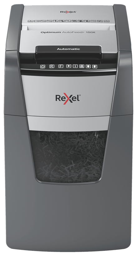 Destructeur Rexel Optimum Auto+ 150X Coupe croisée – Image 3