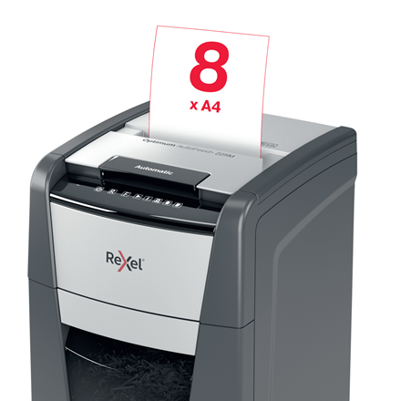 Destructeur Rexel Optimum Auto+ 225M Coupe micro – Image 4