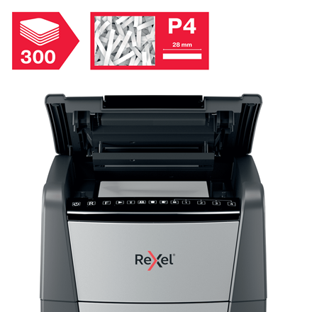 Destructeur Rexel Optimum Auto+ 300X Coupe croisée – Image 6