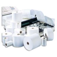 Bobine calculatrice/caisse 57x70x12mm, longueur 47 mètres, papier 60g 1 pli offset Blanc