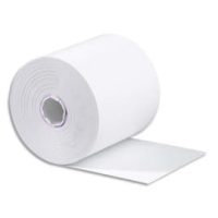 Bobine carte bancaire 57x60x12mm, longueur 40 mètres, papier thermique 55g 1 pli sans BPA