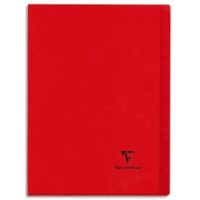 CLAIREFONTAINE Cahier KOVERBOOK piqûre 96 pages grands carreaux Séyès grd format 21x29,7cm. Couv polypro.