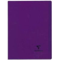 CLAIREFONTAINE Cahier KOVERBOOK piqûre 96 pages grands carreaux Séyès maxi format 24x32cm. Couv polypro.