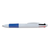 1ER Stylo à bille 4 couleurs rechargeable.