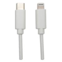 APM Câble Lightning certifié MFI / Type C 2 mètres Blanc