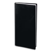 QUO VADIS Agenda Poche Janvier à Décembre 2024 Eco 1Semaine/1page + 1 page de note,9x17 cm PVC Noir