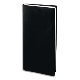 QUO VADIS Agenda Poche Janvier à Décembre 2024 Eco 1Semaine/1page + 1 page de note,9x17 cm PVC Noir