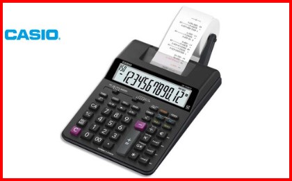CASIO Calculatrice imprimante portable bureau 12 chiffres HR-150 RCE Noire – Image 2