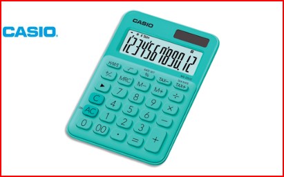 CASIO Calculatrice de bureau 12 chiffres Verte MS-20UC-GN-S-EC – Image 2