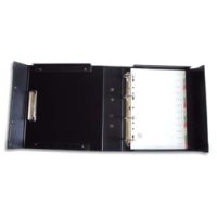 ARIANEX Classeur attaché case avec poignée Chairman Noir 4 anneaux