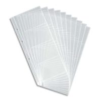 DURABLE Sachet 10 Recharges pour porte-cartes de visite Visifix - 80 cartes de visite 90 x 57 mm