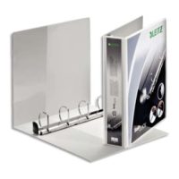 LEITZ Classeur 4 anneaux personnalisable Soft Clic Diamètre 40 mm