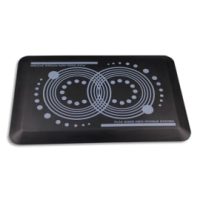 AFS-1EX Tapis antifatigue Noir S2000 en polyuréthane, réduit la pression sur le corps L60 x H1,8 x P40 cm
