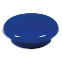 Boîte de 16 aimants 11 mm ronds Bleu