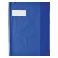 ELBA Protège cahier Format 17x22 cm Grain STYL'SMS 12/100e coloris Bleu roy