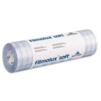 FILMOLUX Film adhésif repositionnable, transparent brillant 0,32x25m, 70 microns