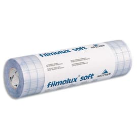 FILMOLUX Film adhésif repositionnable, transparent brillant 0,32x25m, 70 microns