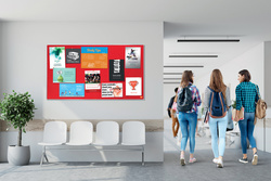 NOBO Tableau feutre rouge Nobo Essence 900x600mm 1904066 – Image 7