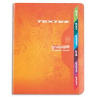 CALLIGRAPHE Cahier de texte piqûre 70g 17X22 120 pages grands carreaux Seyès CALLIGRAPHE 7000
