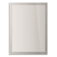DURABLE Sachet de 2 Cadres d'affichage Sun contour argenté, anti UV repositionnable, ft A3 L32,1xH44,4 cm