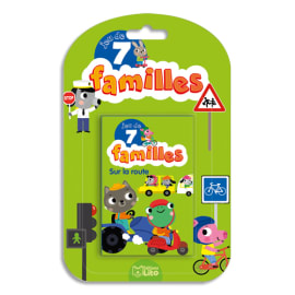 LITO DIFFUSION Jeu de cartes des 7 familles thème sur la route