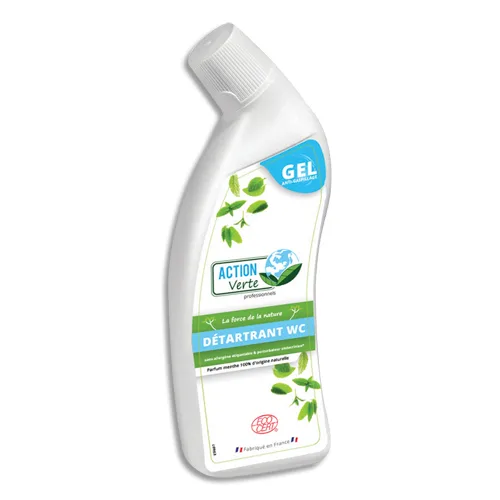 ACTION VERTE Détartrant gel WC menthe Ecocert 750 ml – Image 2