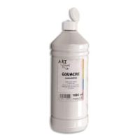 ART PLUS Gouache concentrée 1 litre Blanc
