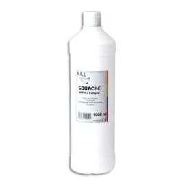 ART PLUS Gouache prête à l'emploi 1 litre Blanc