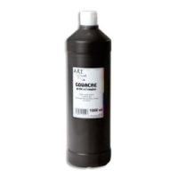 ART PLUS Gouache prête à l'emploi 1 litre Noir