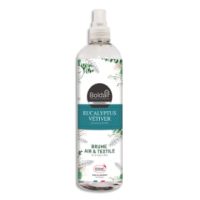 BOLDAIR Spray 400 ml Brume air et textile, assure une ambiance parfumée, parfum Eucalyptus Vétiver