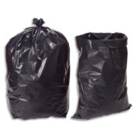 Boîte de 100 sacs poubelles 100 litres Noir pour gravats 140 microns