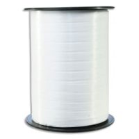 CLAIREFONTAINE Bobine bolduc de comptoir 500mx7mm lisse coloris Blanc