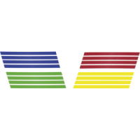 FIRST LOISIRS Lot de 16 bandes de marquage au sol assorties Rouge Bleu Vert Jaune, pvc souple, L1m x P5cm